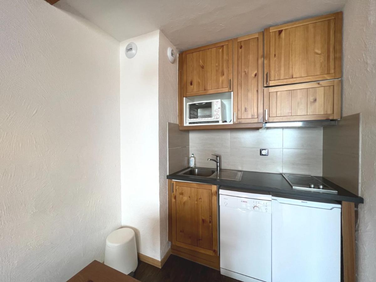 Appartement 6 places, superbe vue face à la montagne, 50m des pistes Val Thorens Exterior foto