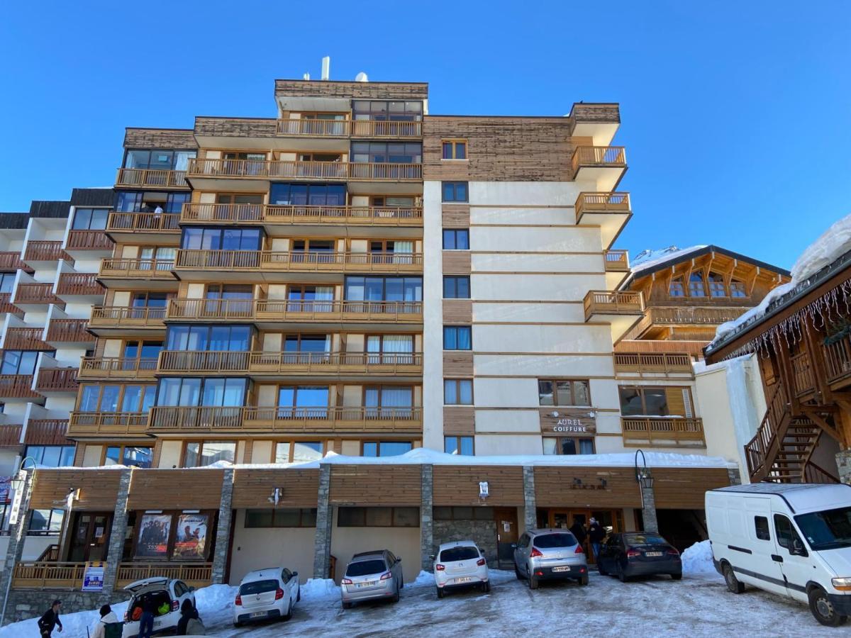 Appartement 6 places, superbe vue face à la montagne, 50m des pistes Val Thorens Exterior foto