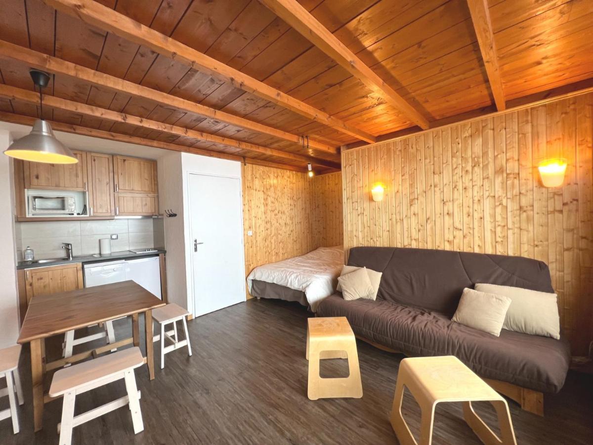 Appartement 6 places, superbe vue face à la montagne, 50m des pistes Val Thorens Exterior foto